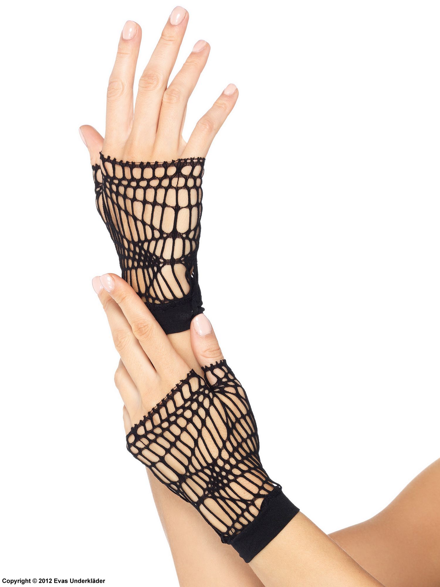 Fingerlose Handschuhe, Netz